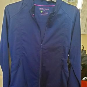 Purple Label zipper scrub Jacket